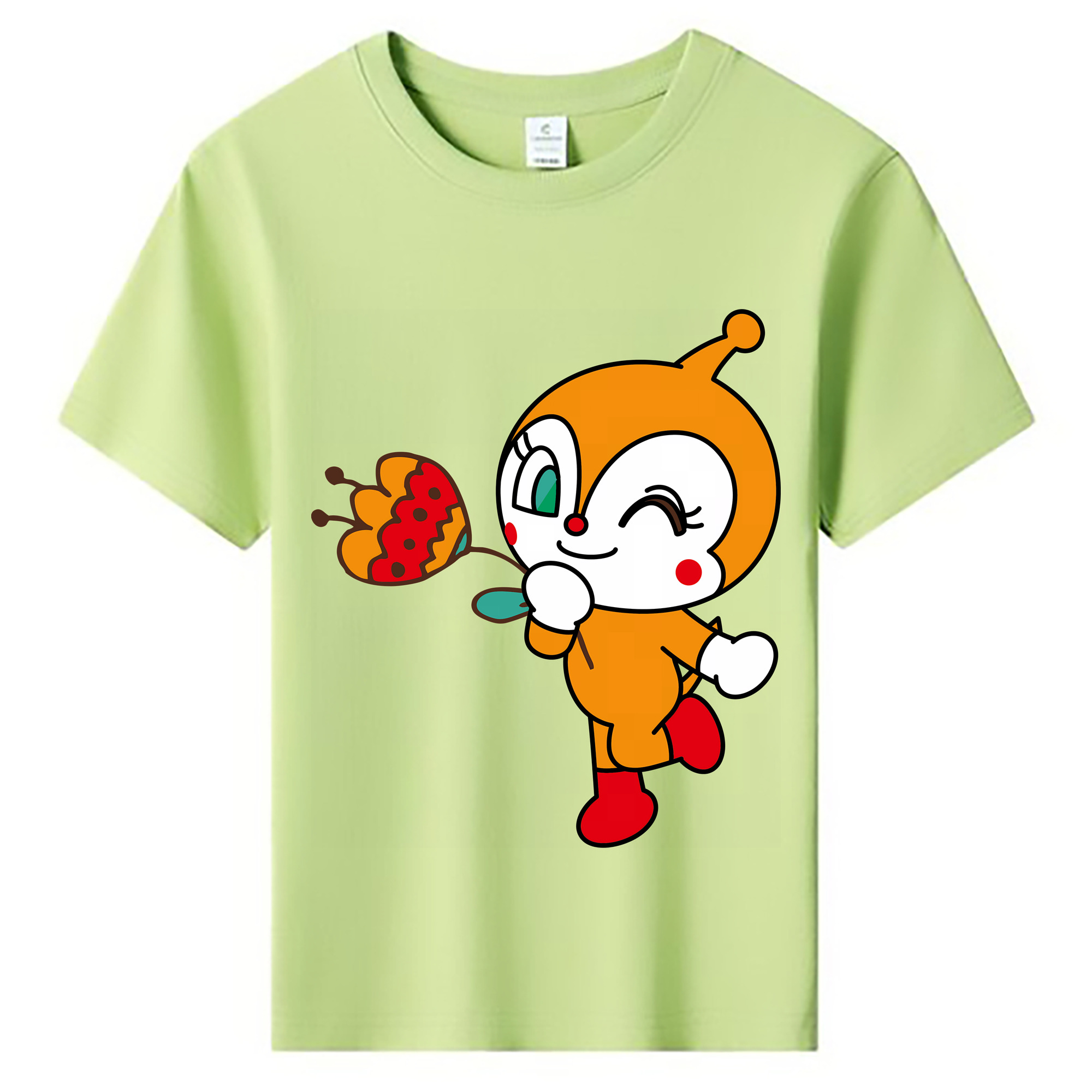 （画像用） アンパンマン Anpanman 綿100％キッズTシャツ（フロントプリント）